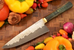 San Mai Chef's Knife With Curly Maple (6-3/4 In)