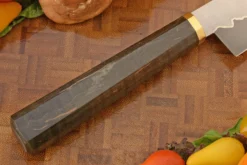San Mai Chef's Knife (6-1/4 In) With Curly Maple -Optimal Knives Store 108003 5 x