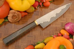 San Mai Chef's Knife (6-1/4 In) With Curly Maple -Optimal Knives Store 108003 7 x