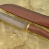 Forged Camp Knife With Snake Bean And Red Bushwillow