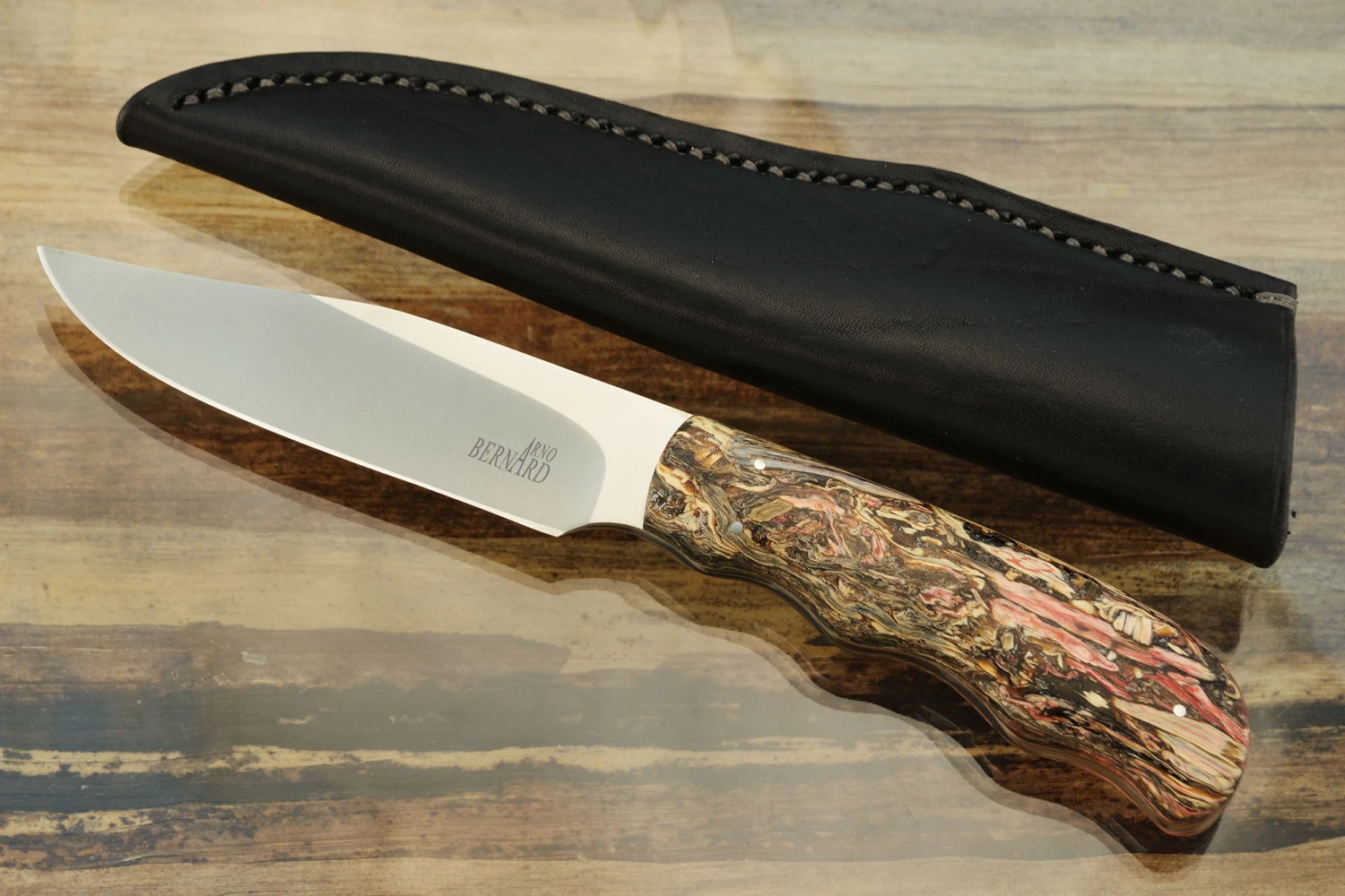 Clip Point Utility With Hemp Fiber Handle 1 Clip Point Utility With Hemp Fiber Handle