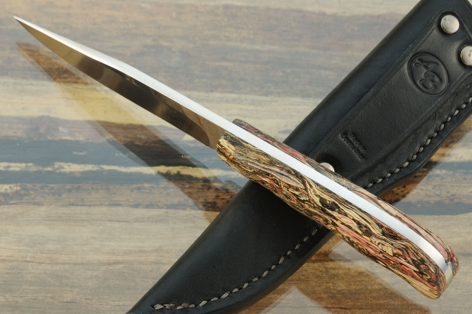 Clip Point Utility With Hemp Fiber Handle 3 Clip Point Utility With Hemp Fiber Handle - Image 3