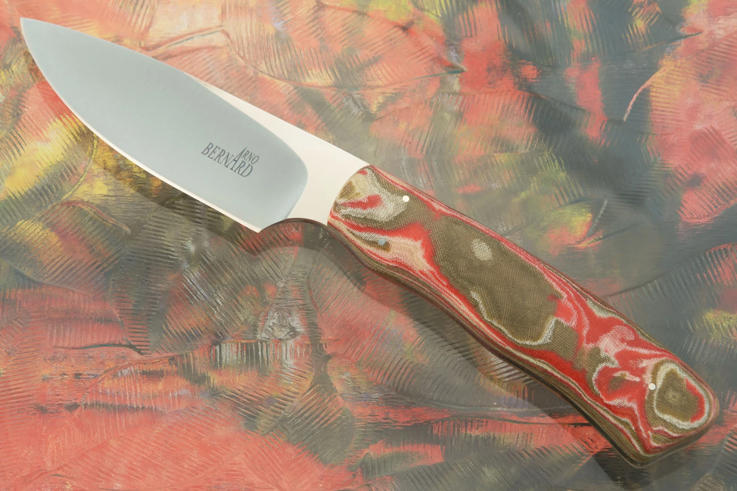 Drop Point Hunter With Linen Micarta 2 Drop Point Hunter With Linen Micarta - Image 2