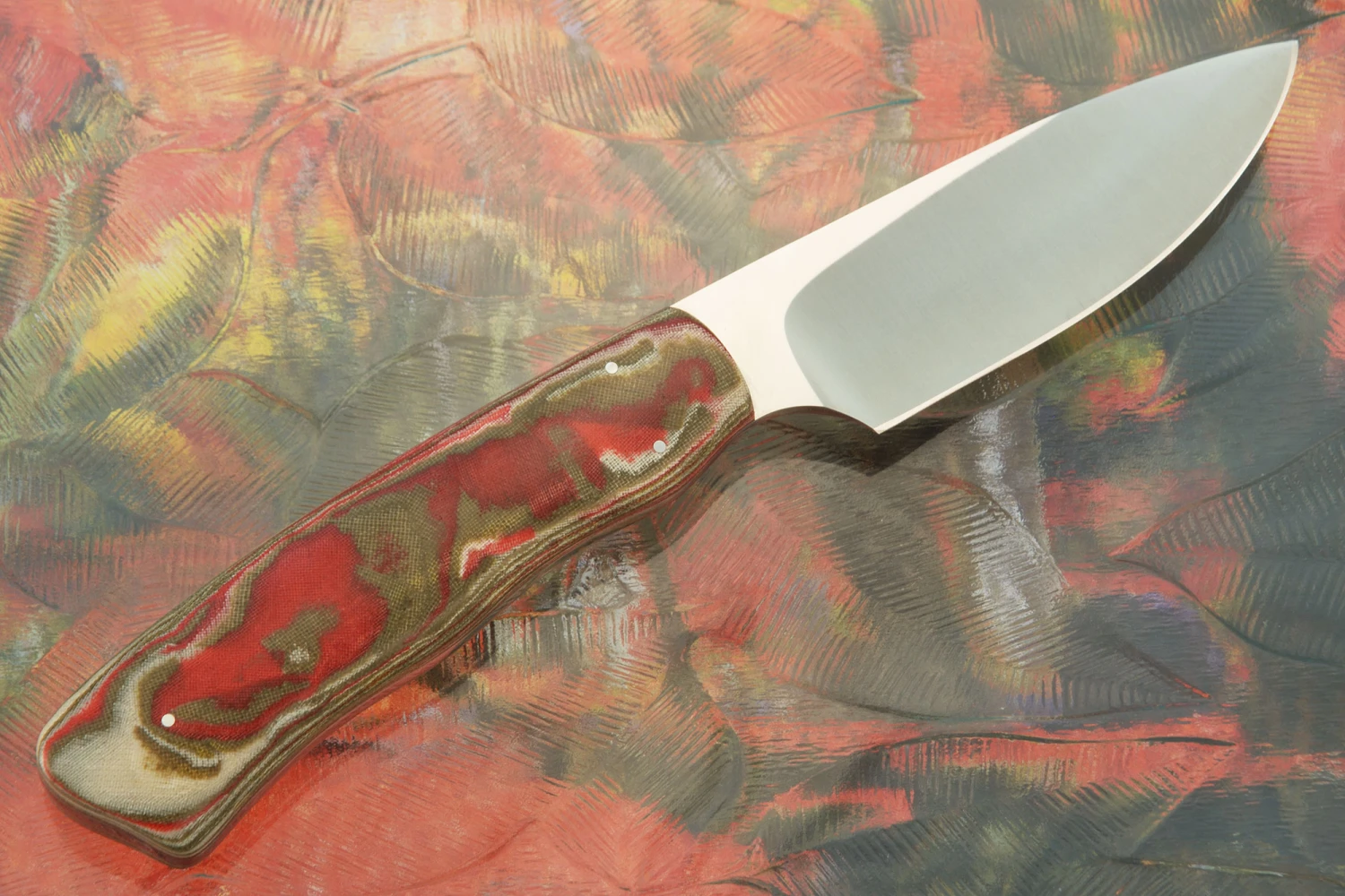 Drop Point Hunter With Linen Micarta 6 Drop Point Hunter With Linen Micarta - Image 6