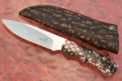 Drop Point Hunter With Honeycomb Resin