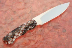 Drop Point Hunter With Honeycomb Resin -Optimal Knives Store 108075 5 x