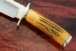 Large Hunter With Stag - CPM-154 -Optimal Knives Store 108168 3 x