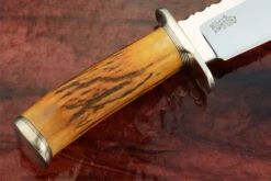 Large Hunter With Stag - CPM-154 -Optimal Knives Store 108168 5 x