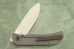 LEXK CFL Framelock Front Flipper With Jungle Wear FatCarbon Inlay - Satin Finish, Drop Point - Elmax 7 LEXK CFL Framelock Front Flipper With Jungle Wear FatCarbon Inlay - Satin Finish, Drop Point - Elmax -Optimal Knives Store 108178 3 x