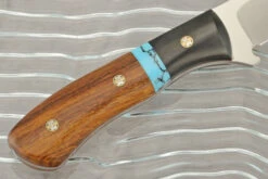 Fieldmate With Ironwood, Turquoise, And G-10 - Nitro-V Stainless -Optimal Knives Store 108234 5 x