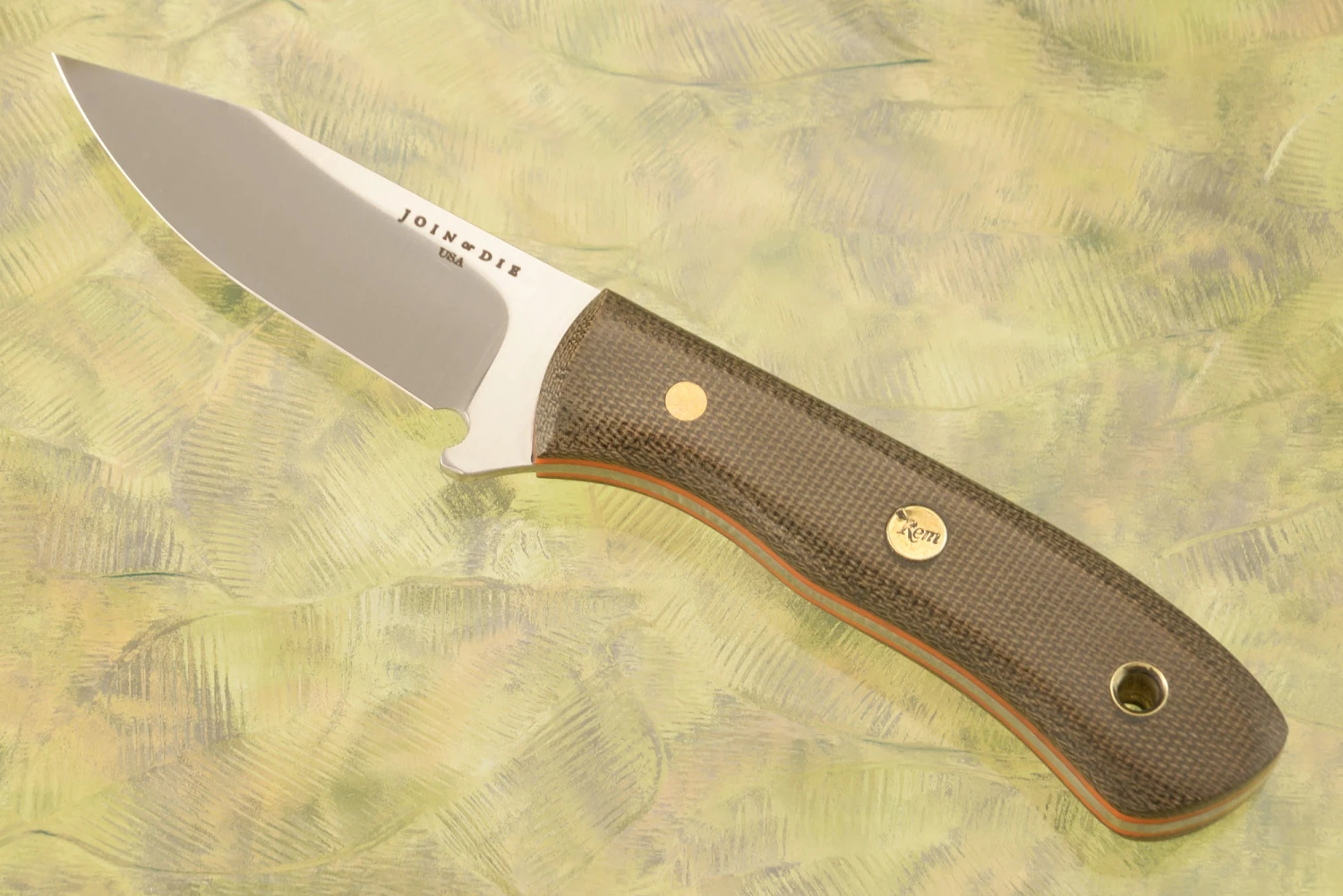 Fieldmate With Green Canvas Micarta - Nitro-V Stainless 2 Fieldmate With Green Canvas Micarta - Nitro-V Stainless - Image 2