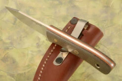 Fieldmate With Green Canvas Micarta - Nitro-V Stainless 6 Fieldmate With Green Canvas Micarta - Nitro-V Stainless -Optimal Knives Store 108238 3 x