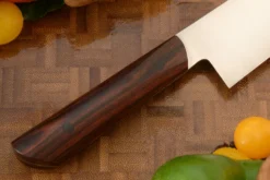 Chef's Knife (6-1/3 In.) With Kingwood - 52100 Carbon 9 Chef's Knife (6-1/3 In.) With Kingwood - 52100 Carbon -Optimal Knives Store 108295 4 x