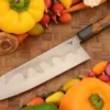 Honyaki Chef's Knife - Gyuto - (8-1/2 In) With Raffir And Carbon Fiber