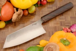 Honyaki Chef's Knife - Ko-Bunka - (5-2/3 In) With Kingwood