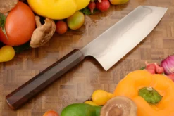 Honyaki Chef's Knife - Ko-Bunka - (5-2/3 In) With Kingwood -Optimal Knives Store 108300 7 x