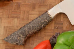 Integral Chef Knife (10-1/2 In.) With Stabilized Maple Burl - W2 9 Integral Chef Knife (10-1/2 In.) With Stabilized Maple Burl - W2 -Optimal Knives Store 108304 4 x