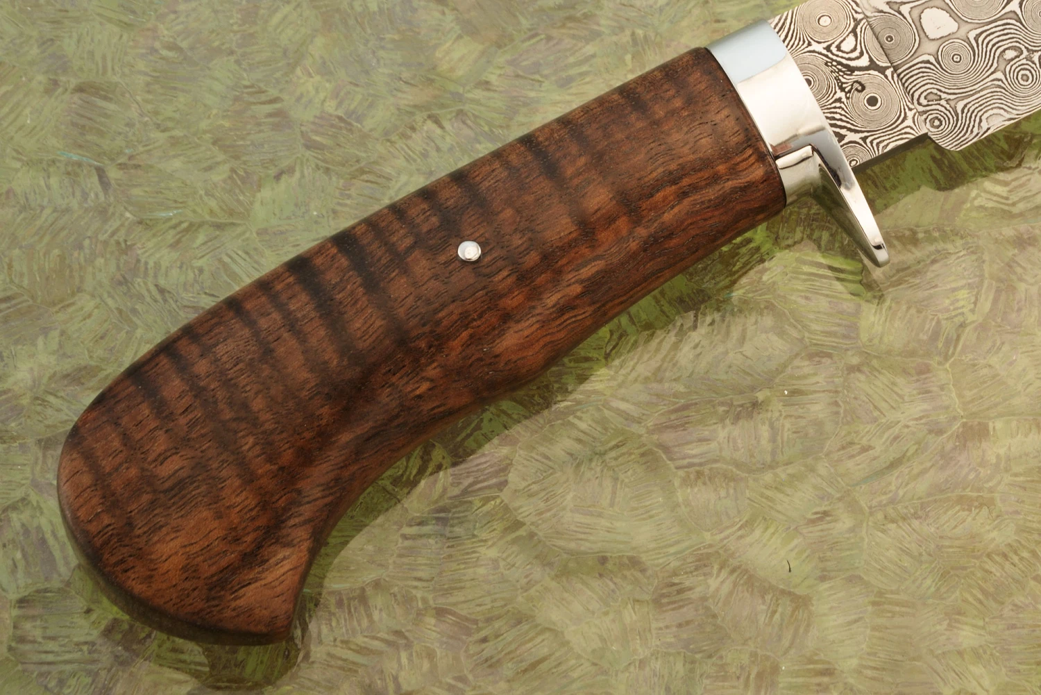 Raindrop Damascus Hunter With Koa 5 Raindrop Damascus Hunter With Koa - Image 5