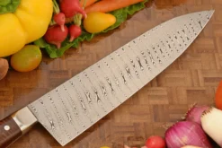 Damascus Chef's Knife With Sheoak (8-3/4 In.) 13 Damascus Chef's Knife With Sheoak (8-3/4 In.) -Optimal Knives Store 108353 6 x