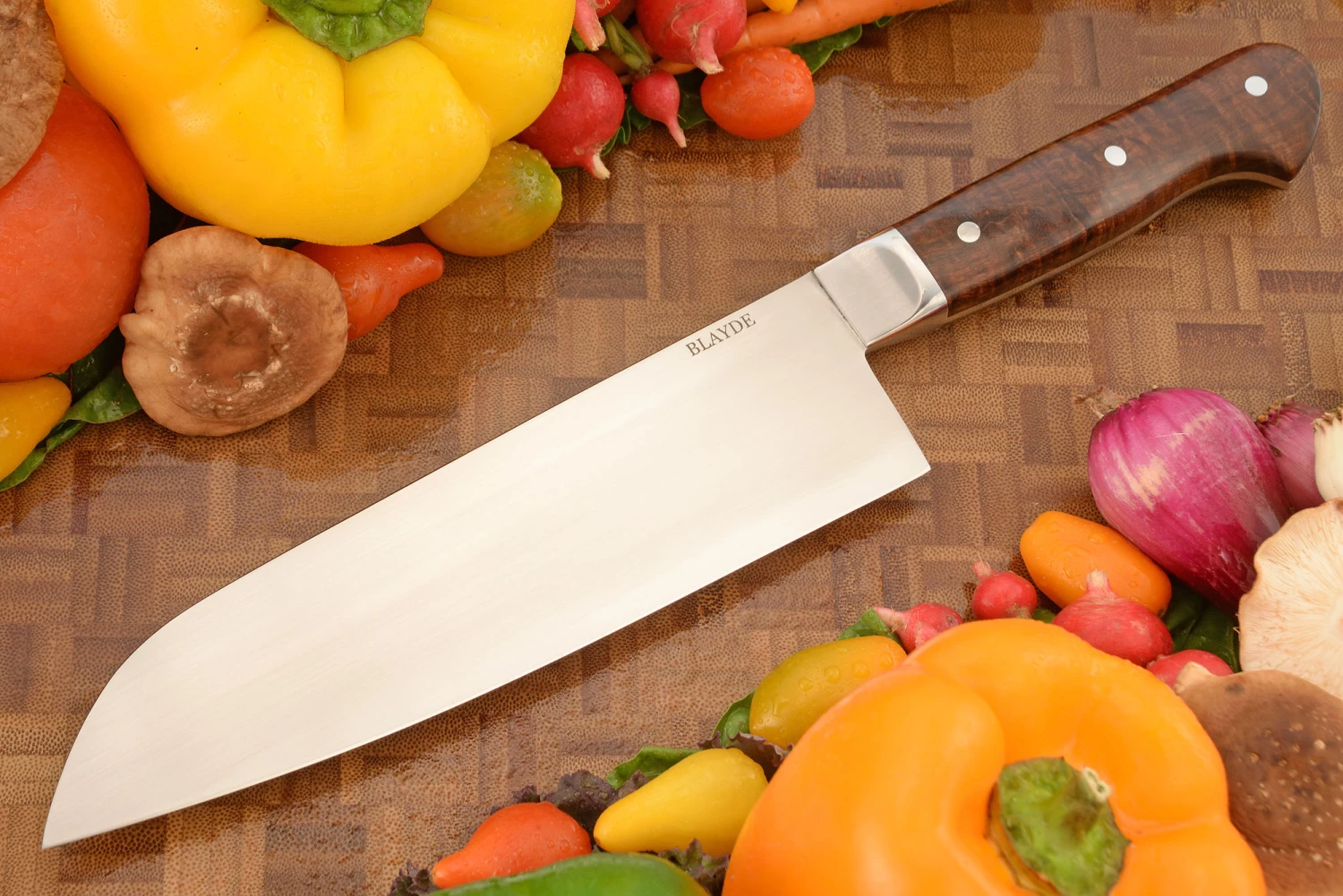 Chef's Knife - Santoku (7-1/2 In.) With Ringed Gidgee 1 Chef's Knife - Santoku (7-1/2 In.) With Ringed Gidgee