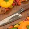Chef's Knife (7-1/2 In.) With Ringed Gidgee And G-Carta - V-Toku2 Carbon San Mai