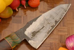 San Mai Chef's Knife (5-1/2 In) With Ironwood -Optimal Knives Store 108358 6 x