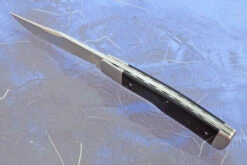 Gunstock Slipjoint With Ebony - CPM-154 -Optimal Knives Store 108373 3 x