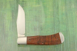 Slipjoint Trapper With Curly Western Myall - CPM-154 -Optimal Knives Store 108376 4 x