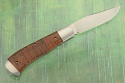 Slipjoint Trapper With Curly Western Myall - CPM-154 -Optimal Knives Store 108376 5 x