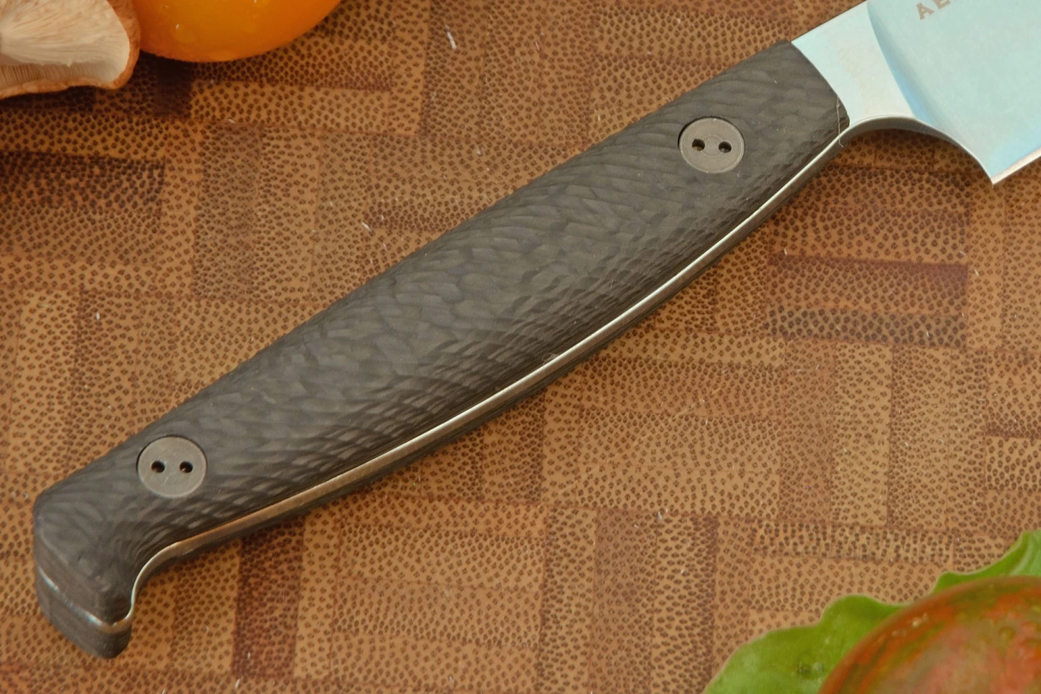 Paring Knife With Microtextured Carbon Fiber (4 In.) - Blue PVD AEB-L 4 Paring Knife With Microtextured Carbon Fiber (4 In.) - Blue PVD AEB-L - Image 4