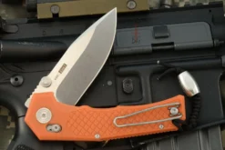 Willumsen-Copenhagen Zero 7 AXIS Lock Folder - Orange 8 Willumsen-Copenhagen Zero 7 AXIS Lock Folder - Orange -Optimal Knives Store 108425 4 x