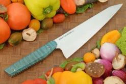 Chef's Knife (8 In.) With Curly Maple - AEB-L -Optimal Knives Store 108481 5 x