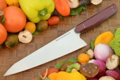 Chef's Knife (8 In.) With Purple Richlite - AEB-L