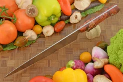 Chef's Knife (8-3/4 In.) With Red Maple Burl -Optimal Knives Store 108520 3 x