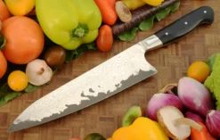 Chef's Knife (Gyuto) With African Blackwood (8.4") - SG2 Stainless San Mai