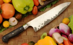 Chef's Knife (Gyuto) With African Blackwood (8.4") - SG2 Stainless San Mai -Optimal Knives Store 108522 7 x