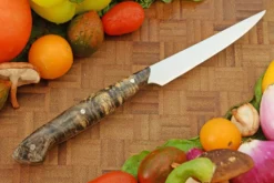 Paring Knife (3-3/4) With Buckeye Burl -Optimal Knives Store 108525 5 x