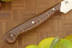 Paring Knife (3-3/8) With Snakeskin Sycamore 8 Paring Knife (3-3/8) With Snakeskin Sycamore -Optimal Knives Store 108526 4 x