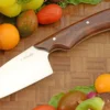 Petit Santoku (3-1/4 In) With Honduran Rosewood