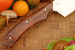 Petit Santoku (3-1/4 In) With Honduran Rosewood -Optimal Knives Store 108527 4 x