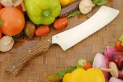 Nakiri (6-2/3 In.) With Bocote - 154CM -Optimal Knives Store 108530 5 x