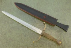 Knight's Flower Dagger With Brass Wire Wrap