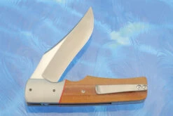 Model 3.3 Flipper With Linen Micarta And Titanium (IKBS) - CTS-XHP -Optimal Knives Store 108556 4 x