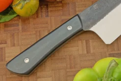 Chef's Knife (Kiritsuke) With Vintage Black Ghost Micarta (8-1/4 In) -Optimal Knives Store 108578 3 x