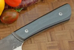 Chef's Knife (Kiritsuke) With Vintage Black Ghost Micarta (8-1/4 In) -Optimal Knives Store 108578 5 x