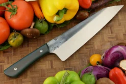 Chef's Knife (Kiritsuke) With Vintage Emerald Micarta (8-1/3 In)