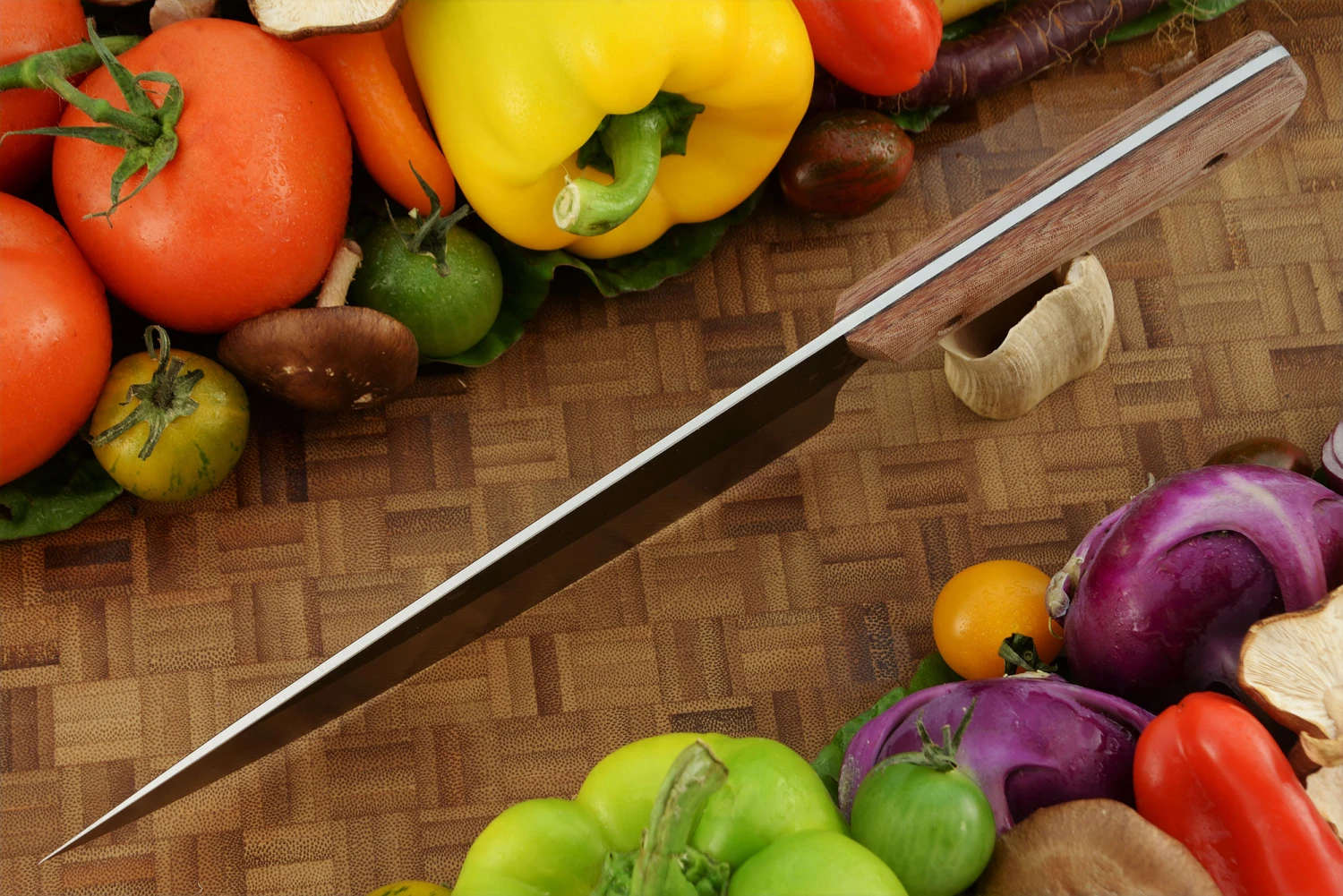 Chef's Knife With Vintage Micarta (7-3/4 In) 3 Chef's Knife With Vintage Micarta (7-3/4 In) - Image 3