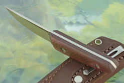 Kwaiken With Burlap Micarta - Nitro V -Optimal Knives Store 108585 3 x