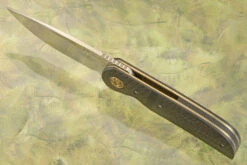 Majesty Flipper With Lightning Strike Carbon Fiber (IKBS) - M390 -Optimal Knives Store 108591 3 x