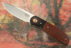 Breeze Front Flipper With Red/Black Carbon Fiber (IKBS) - M390
